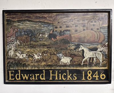 Edward Hicks 1846 Hand Painted Original by Kathy Graybill